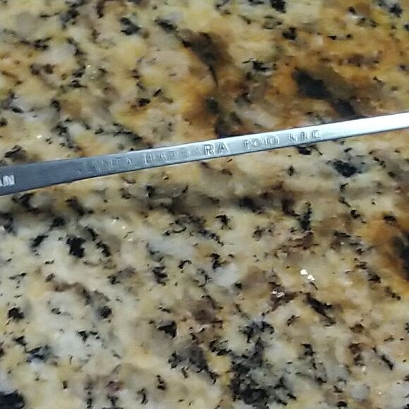 SANTA BARBARA POLO COL C26 Silver Oval Metal Frame Eyeglasses Japan - Picture 7 of 12